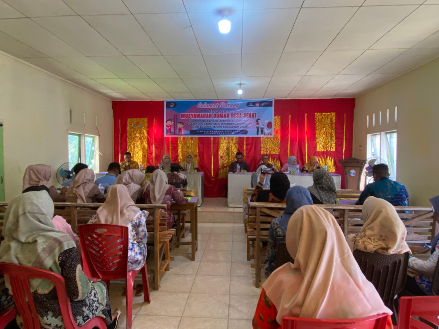 Musyawarah Rumah Desa Sehat dalam Rangka Penetapan Data Stunting Nagari Koto Lamo (30 Oktober 2025)